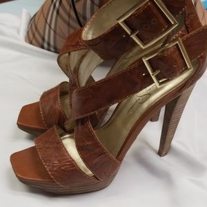 Slightly worn sandals